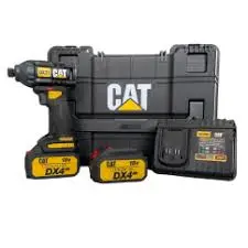 CAT 18V Skrúfvél 215Nm, 2x2Ah, hleðslutæki og taska