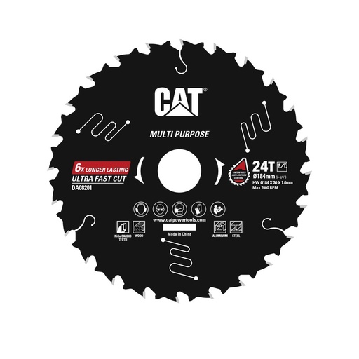[da08201] CAT Hjólsagarblað 184x30 24T