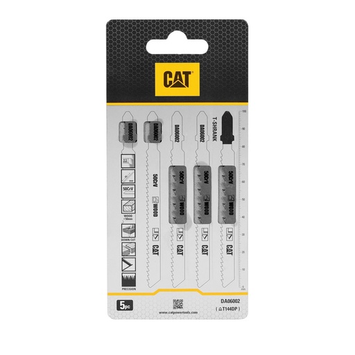 [da06003] CAT Stingsagarblað 5 stk 75mm