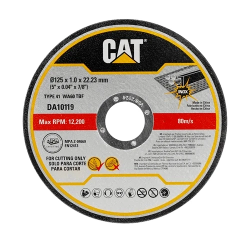 [DA10119] CAT Slípiskífa125x1.0x22.23mm (10 stk)
