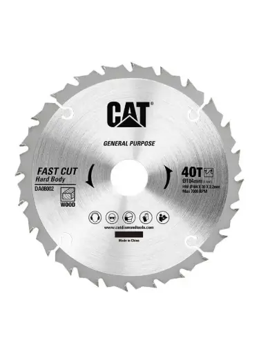 [DA08002] CAT Hjólsagarblað 184x30mm 40T (Viður)